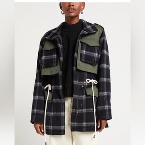 G. Label by Goop Friedlander Plaid Parka NWOT